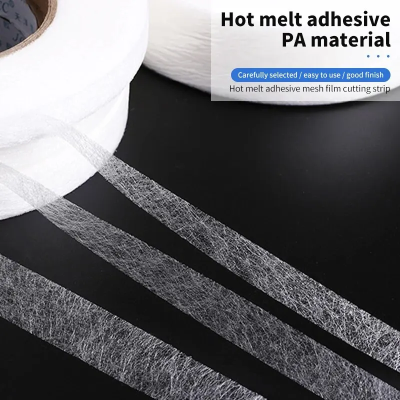 Double Sided Non-woven Lining Adhesive Hem Tape Lined Adhesive Mesh Film DIY Sewing Accessories adhesive hem tape