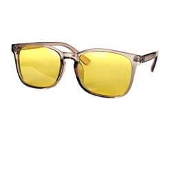 Blue Light Blocking Fashion Glasses with Anti - Fatigue Lenses (C7 YELLOW)