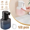 550ml Automatic Liquid Soap Dispenser Infrared Sensor USB Rechargeable Sanitizer Hand Washer Wall Mounted Bathroom IPX5 1