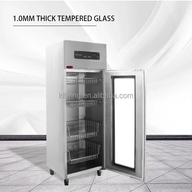 Green and Low-Carbon Hotel Kitchen Stainless Steel Disinfection Cabinet Single Glass Door with Computer Panel New Condition 6