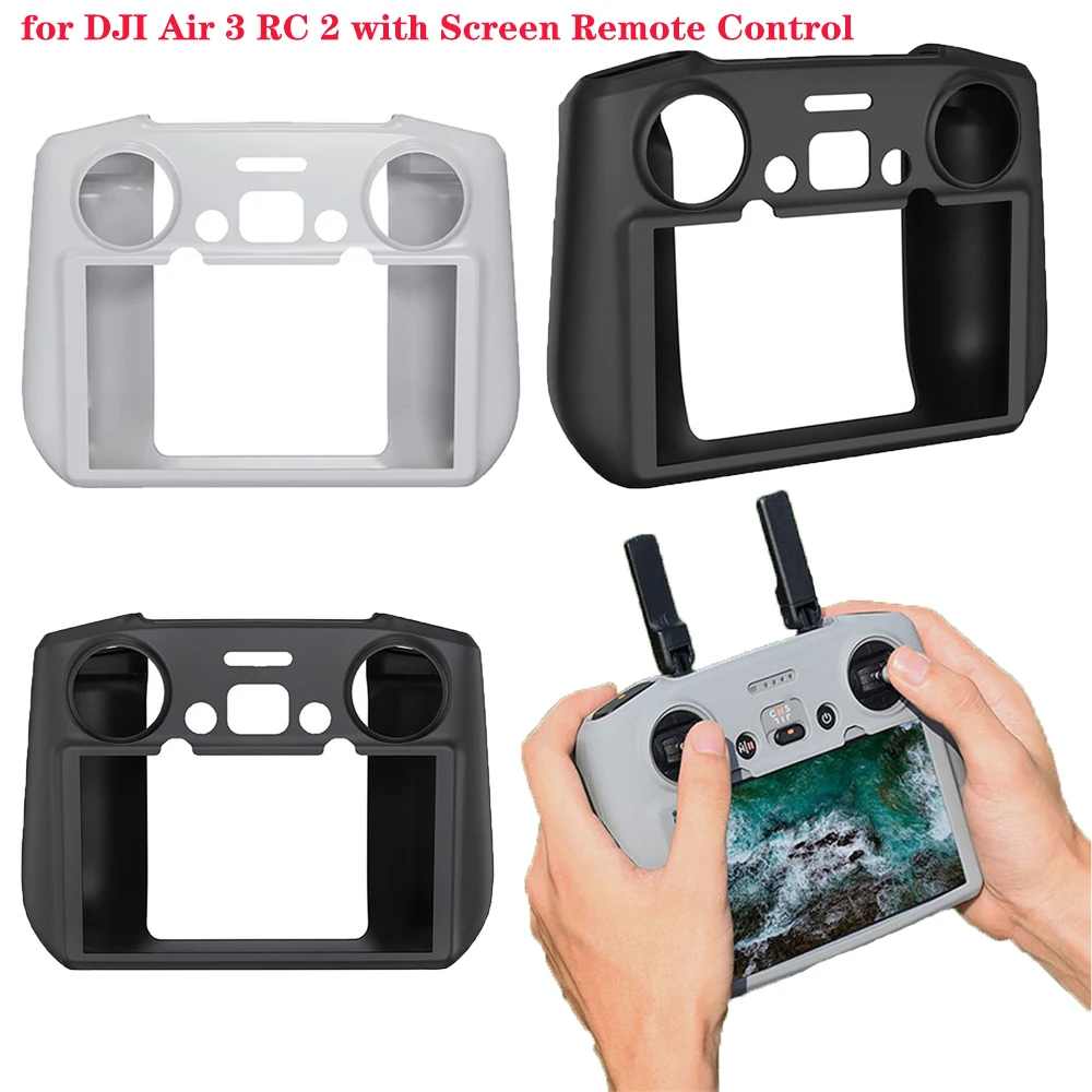 

Silicone Cover For DJI Air 3 RC 2 with Screen Remote Controller Protective Case Dustproof Case Drone Accessories