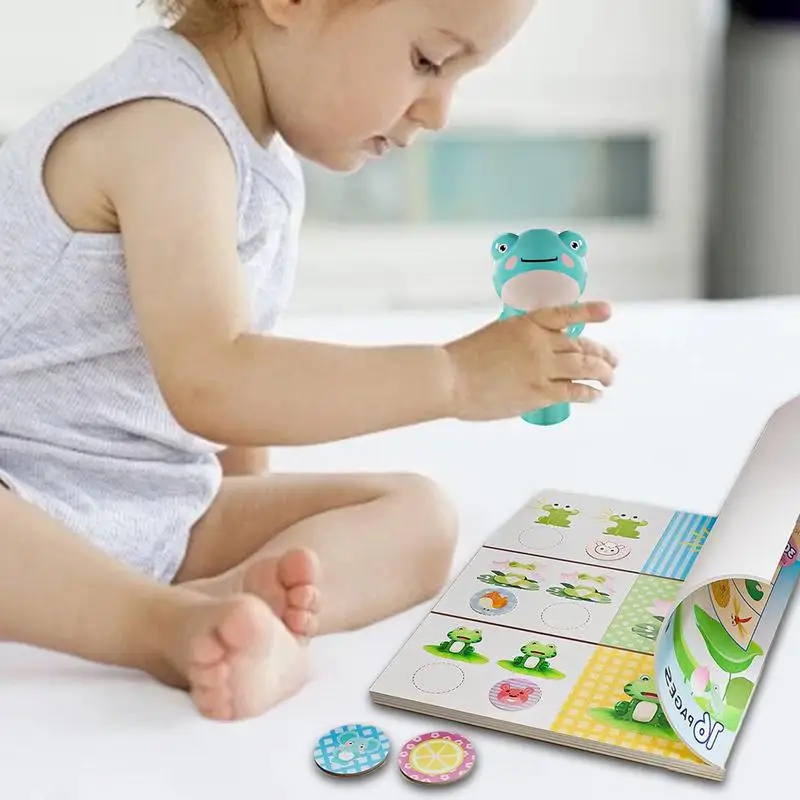 Sticker Activity Books For Kids 100 Stickers Cute Cartoon Sticker Stamper Encourages Creativity Creative Play Travel Toy