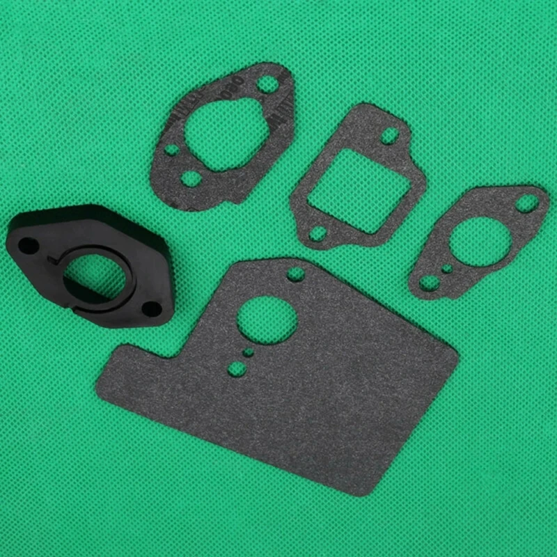 Carburetor Insulator Gasket GV160 Engine Carburetor Muffler Gasket GCV160 GCV190 GSV190 for Lawn Mower Lightweight 2