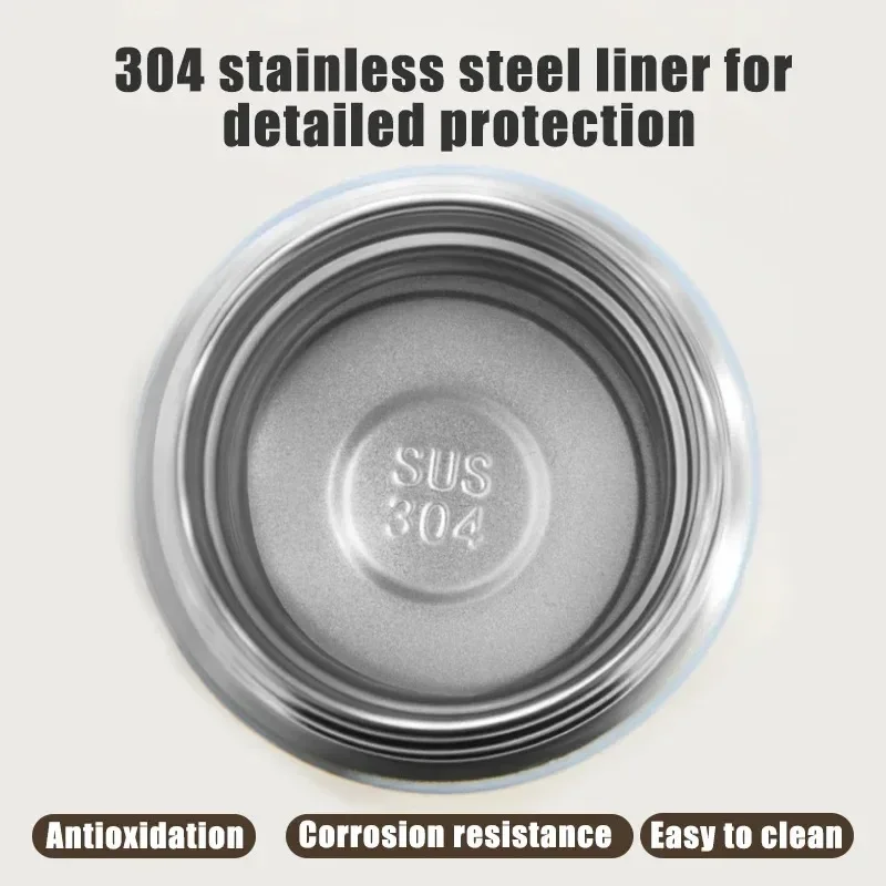 Temperature Display Thermos Cup Thermos Stainless Steel 200ml Gift Mini Pocket Cup Drinkware Kitchen Dining Bar Home Smeg Bottle