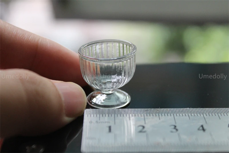 ドールハウス1/4/1/6スケールミニチュアワイングラスミニデザート