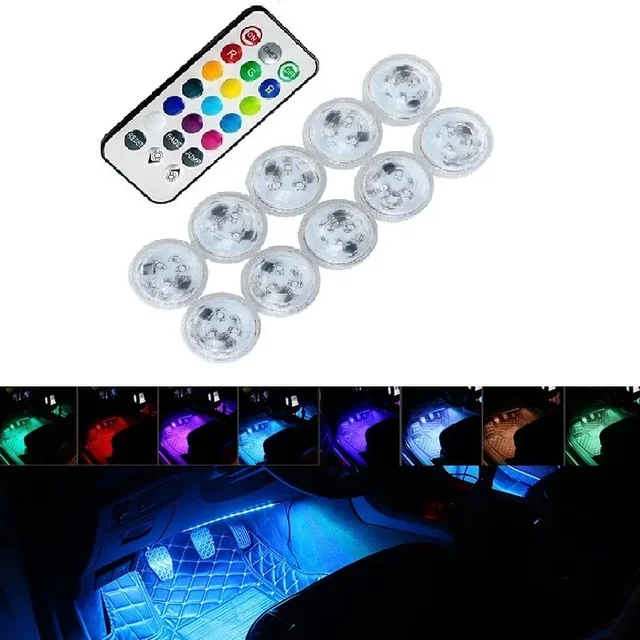 고급스러운 분위기를 연출하는 자동차용 LED RGB 분위기 스트립 조명