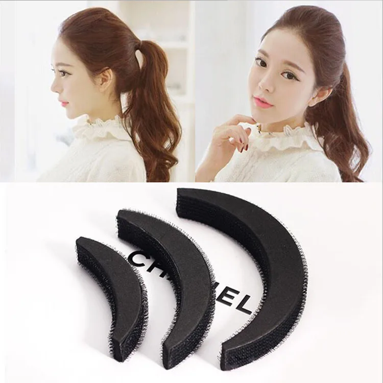 

Sdotter Hair Fluffy Pads Hair Volume Increase Puffs Magic Foam Sponges Bump Up Hair Bun Maker Donut Insert Base Hair Styling Acc