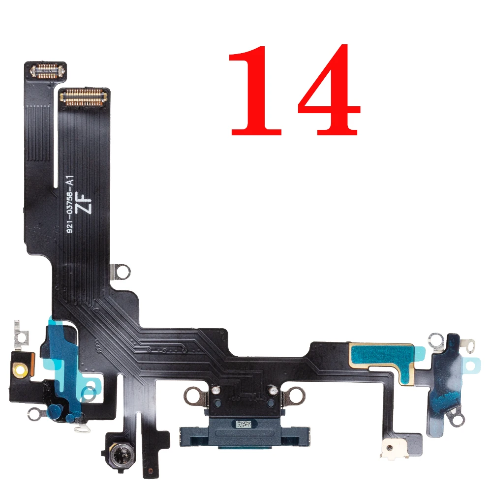 Deluxe Charging Port Flex Cable with USB Charger Dock Connector & Microphone Ribbon
