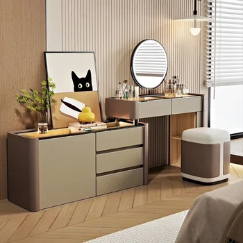 Dresser Locker Simple Smart Storage Cabinet Makeup Table Makeup Vanity Dressing Table Toiletries Desk Dressers Dressing Tables