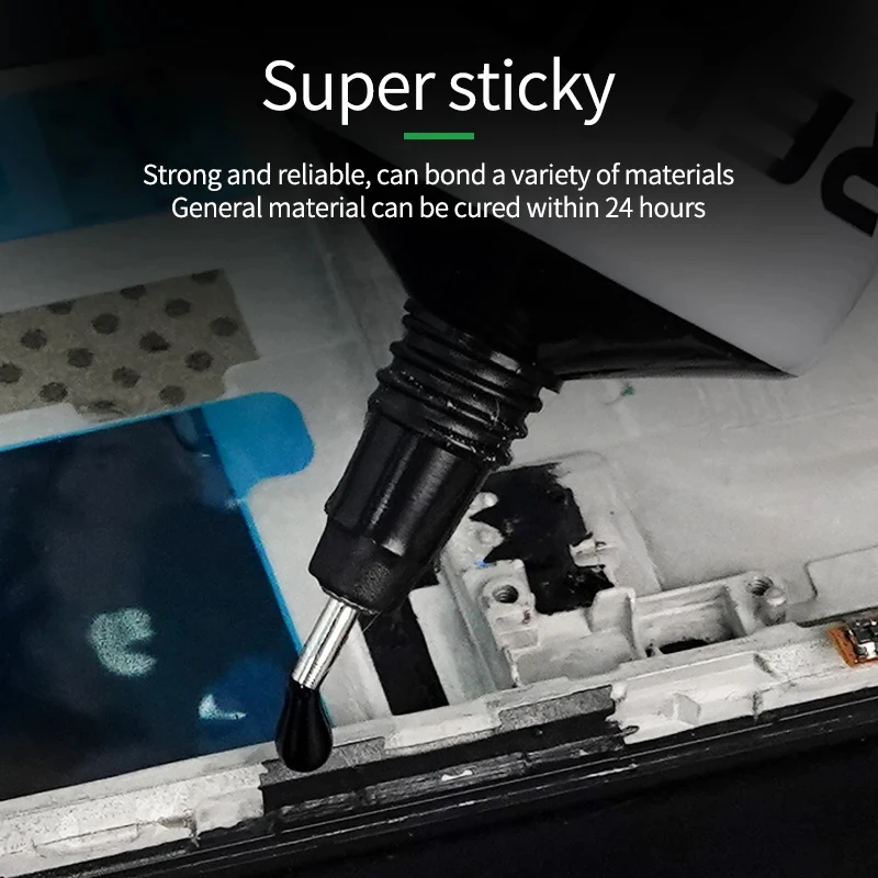 Phone Repair Glue 50ML Transparent Black High Elasticity Adhesive Liquid For Phone Frame LCD Screen Back Cover