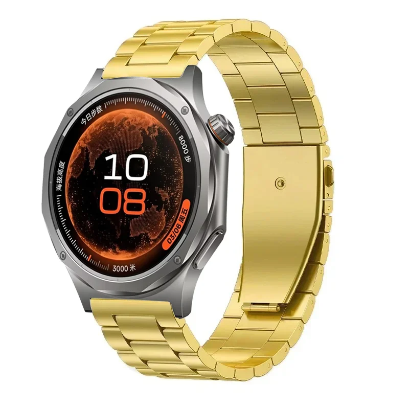 Enhanced Metal Strap for Smartwatches - 18mm 20mm 22mm, Comfortable Replaceable Wristband
