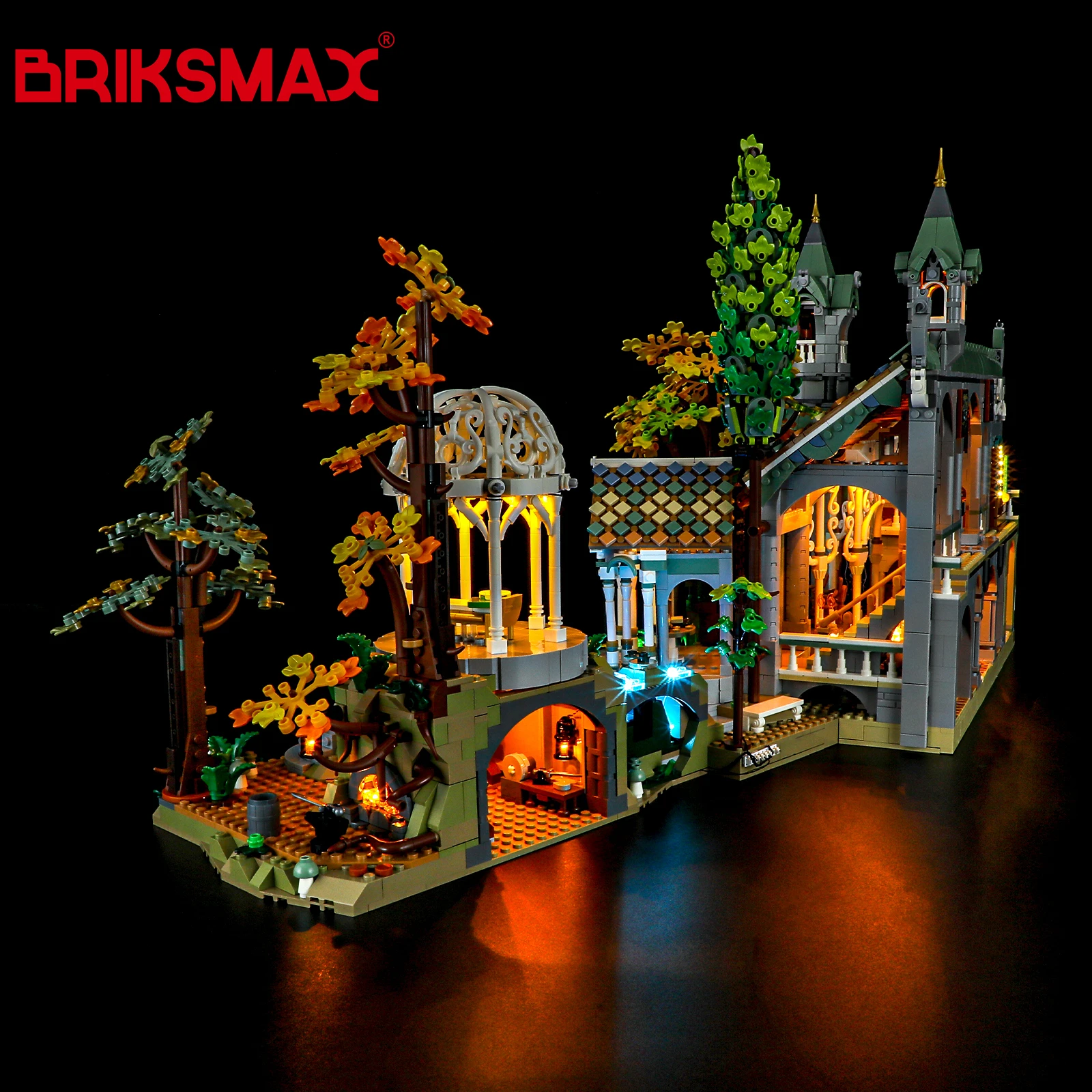 BriksMax LED Light Kit para 10316 Building Blocks Set (não inclui o modelo) Brinquedos para crianças