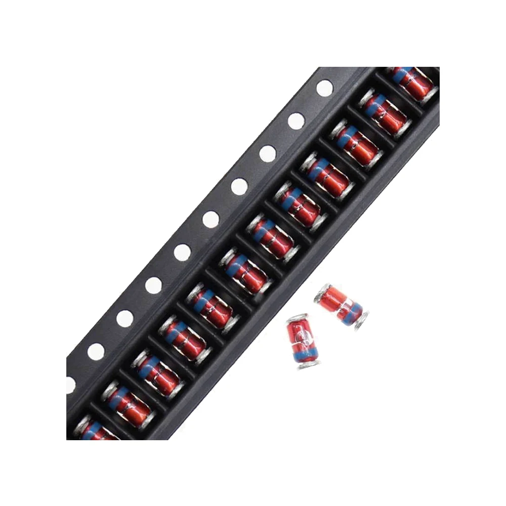 

(100 Pcs) SMD Zener Diode 0.5W 33V ZMM33V ZMM33 LL-34 (SOD-80 MiniMELF / 1206) 0.5 Watt 33 Volt ZMM 33V