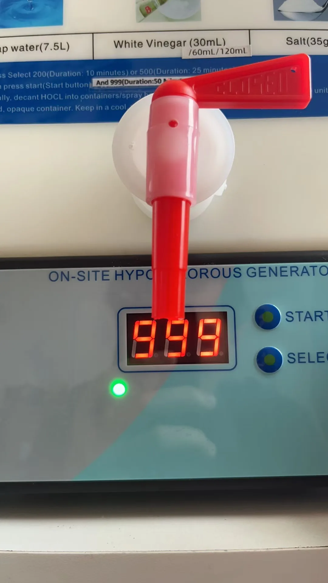 Hypochlorous Acid (HOCl or HClO) Disinfectant Water Generator – Well Prepared