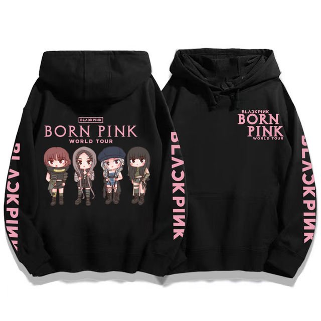 BORN PINK WORLD TOUR THEMED HOODIE