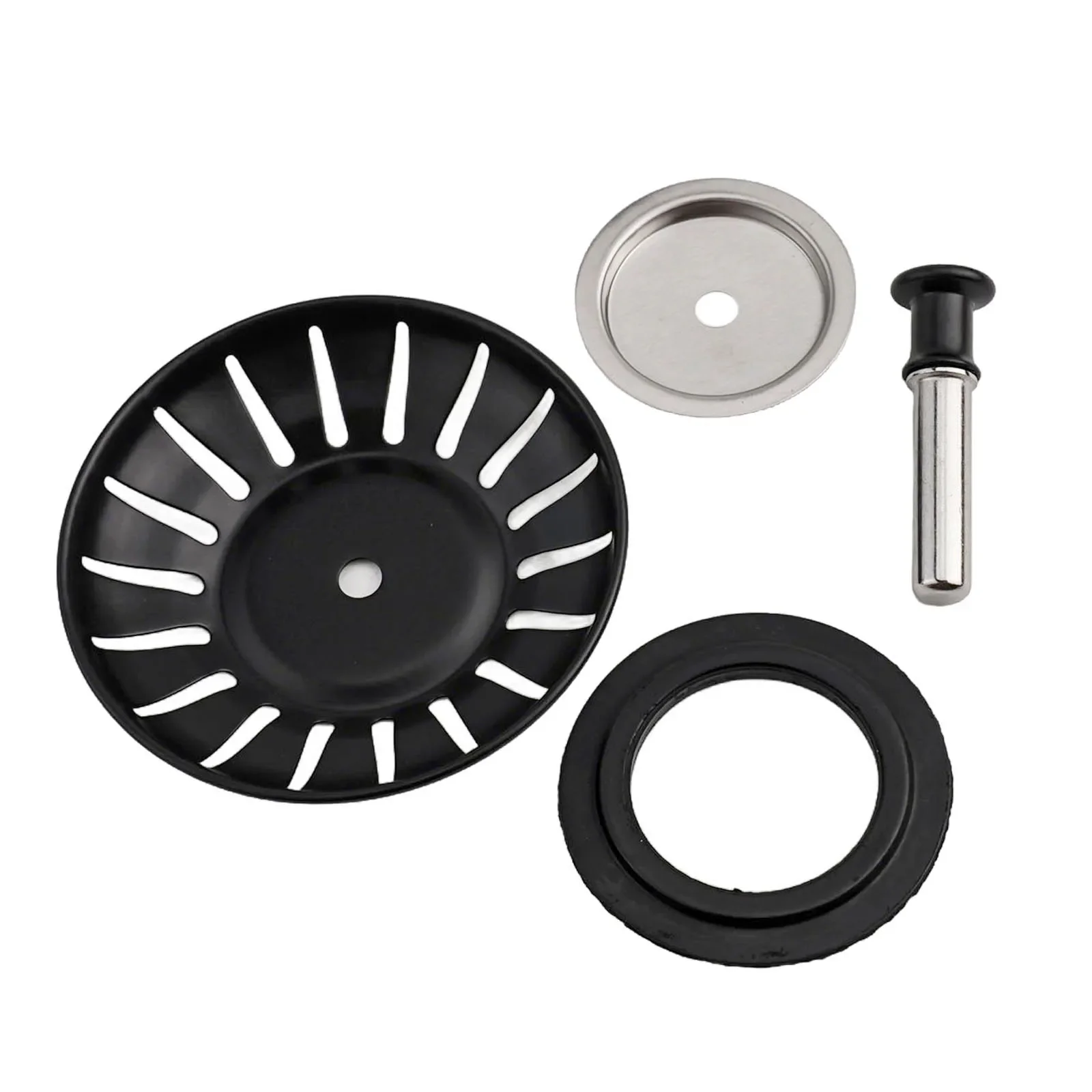 78mm Kitchen Sink Replacement Drain Waste Filter Plug Stainless Steel