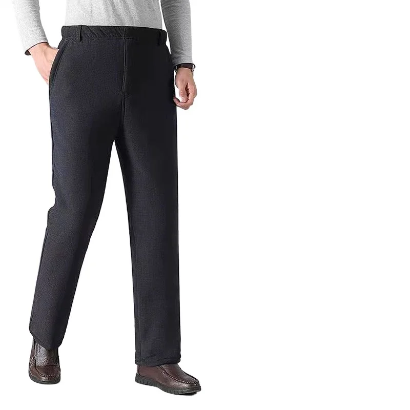 

2023 New Arrival Men's Slim Fit Ice Silk Chinos Trousers Spring and Summer Trendy High-End Stretch Business Casual Pants Q30