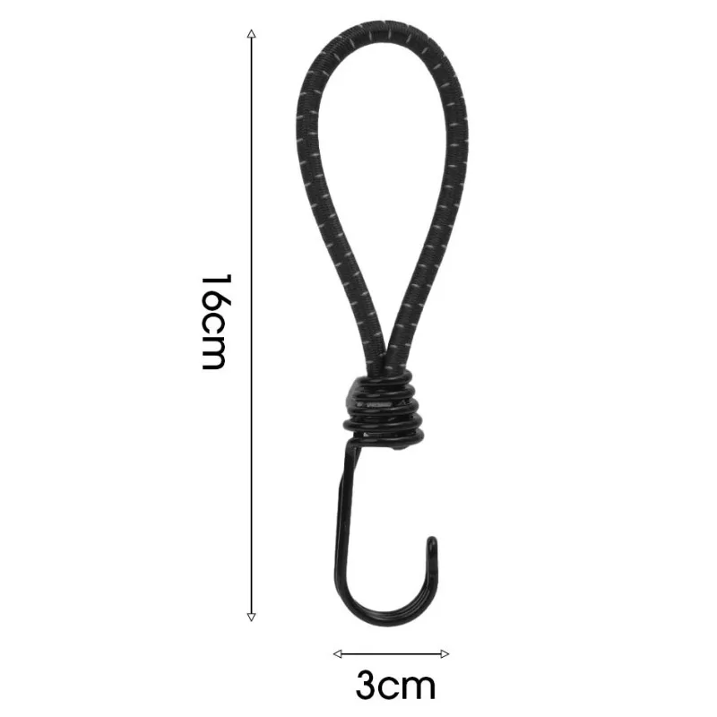 Tent Elastic Rope Cord Hook Camping Accessories for Outdoor Camping Canopy Tarp Tent Fixing