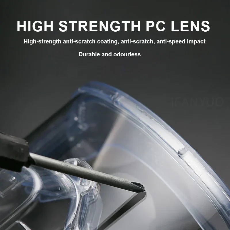 Industry Protective Visor High Temperature Resistance Polish Welding Dust Oil Splash Resistant Anti Impact High Definition Visor
