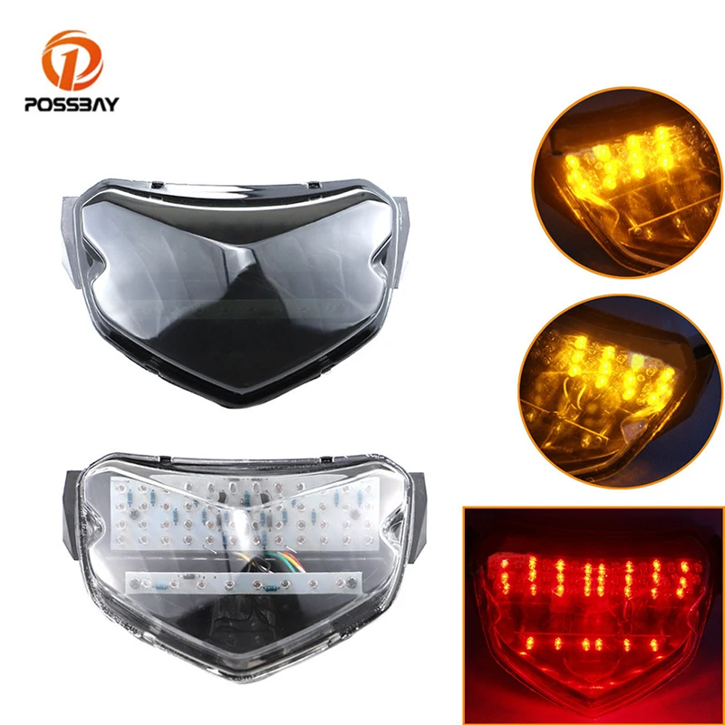 

Motorcycle LED Integrate Tail Brake Light Rear Taillight Indicator Blinker Brake Assembly for Suzuki GSXR600 SXR750 2004 2005