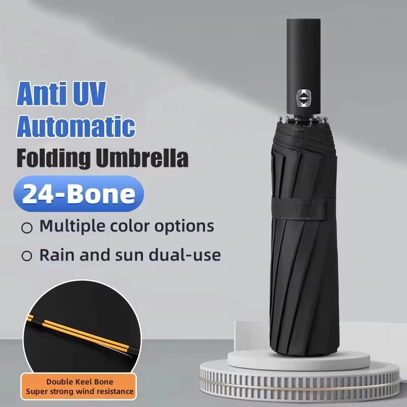Automatic Umbrella Outdoor Sunshade 24 Bone