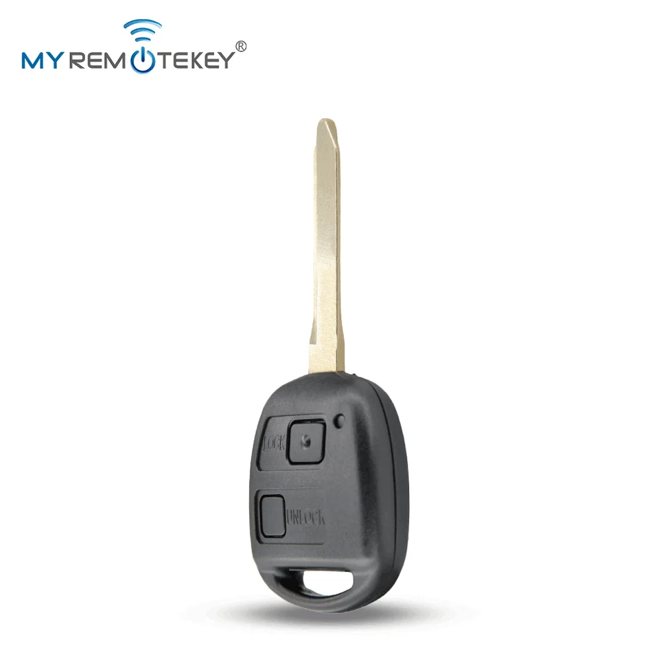 Toyota 2-knops Smart Key met elektronica - ID70E - Type 1 - Autosleutel.nl
