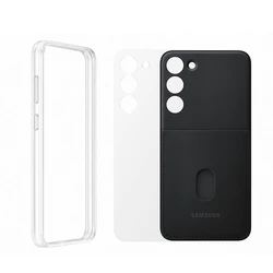 Premium Scratch - Resistant Frame Card Slot Smartphone Case - Smsung s23 (Black)