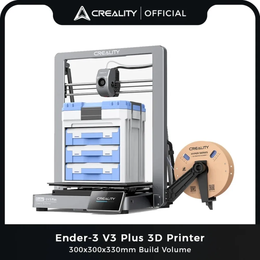 Creality Ender-3 V3 Plus 3D Printer 300x300x330mm Print Size 600mm