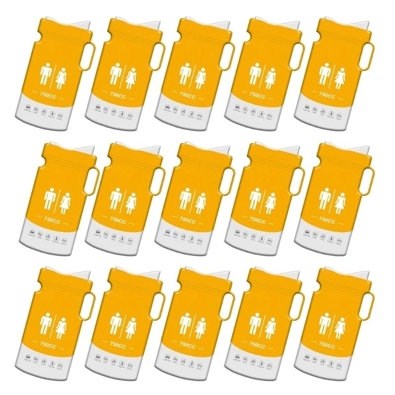 성인 휴대용 일회용 구토 가방 750ml 여행 소변 가방 15개