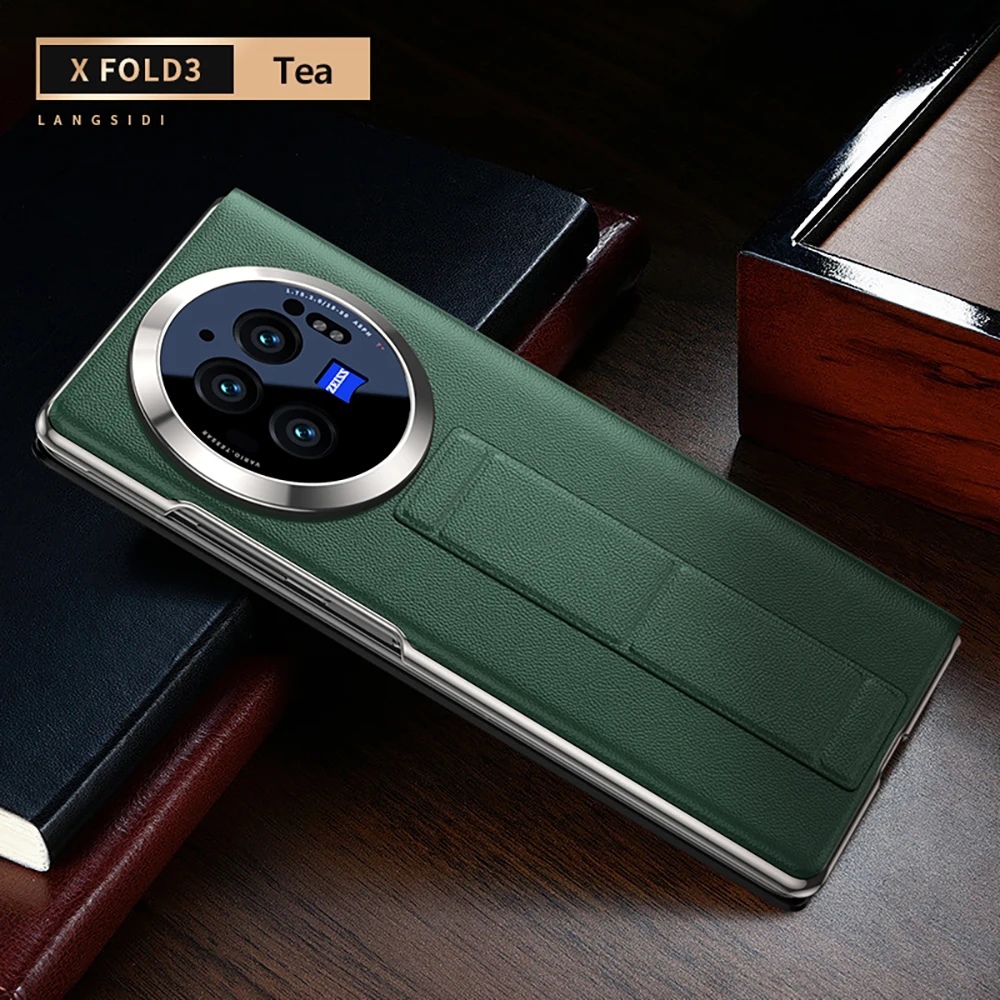 حافظة LANGSIDI الذكية القابلة للطي لهاتف Vivo X Fo...