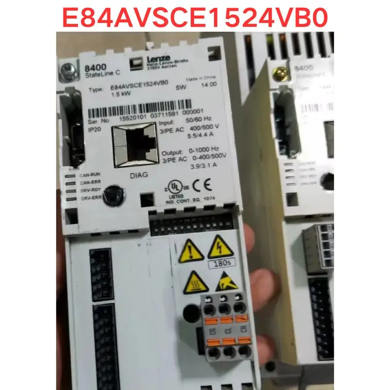 

Used E84AVSCE1524VB0 Frequency converters 1.5KW Dismantling the real shot Functional test OK