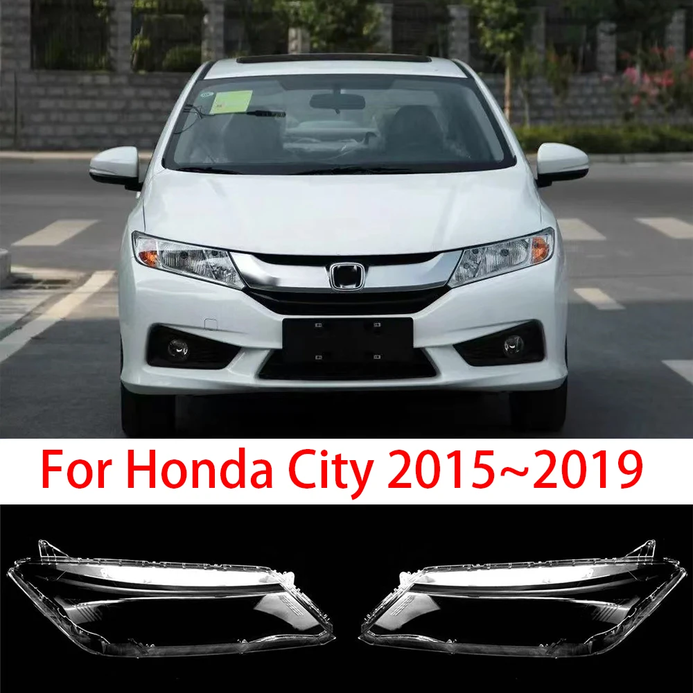 

Для Honda City 2015 2016 2017 2018 2019 Автомобильная фара оболочка налобный фонарь налобный объектив стекло для фары