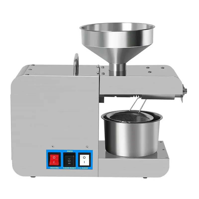 X-SS-08  hot-selling coconut soybean sesame oil making machine Automatic peanut rapeseed oil extrusion machine 4