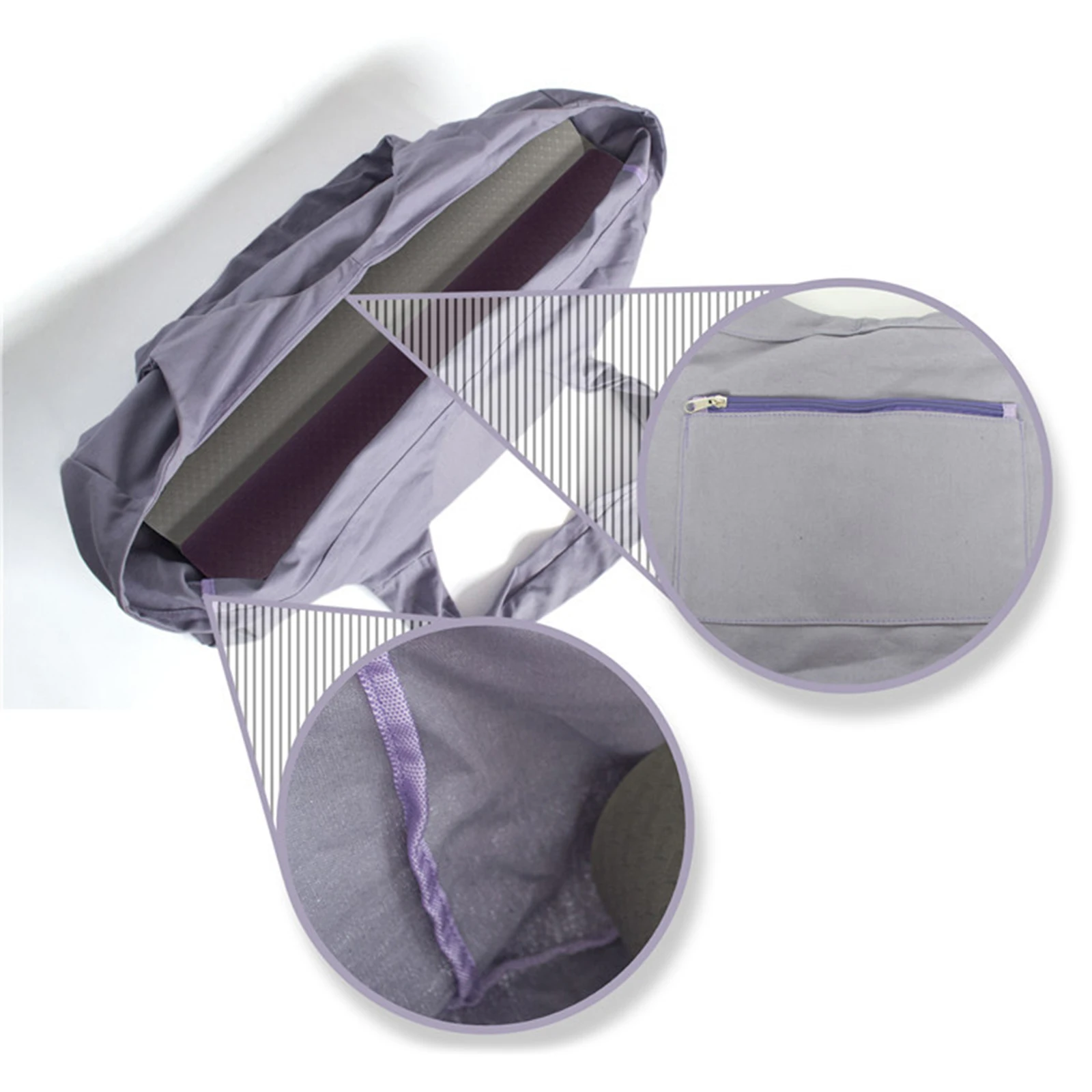 Large Canvas Yoga Mat Bag for Women Men Gymtas Travel Sports Gym Durable Yoga Accessories Mat Bag Gift For Women