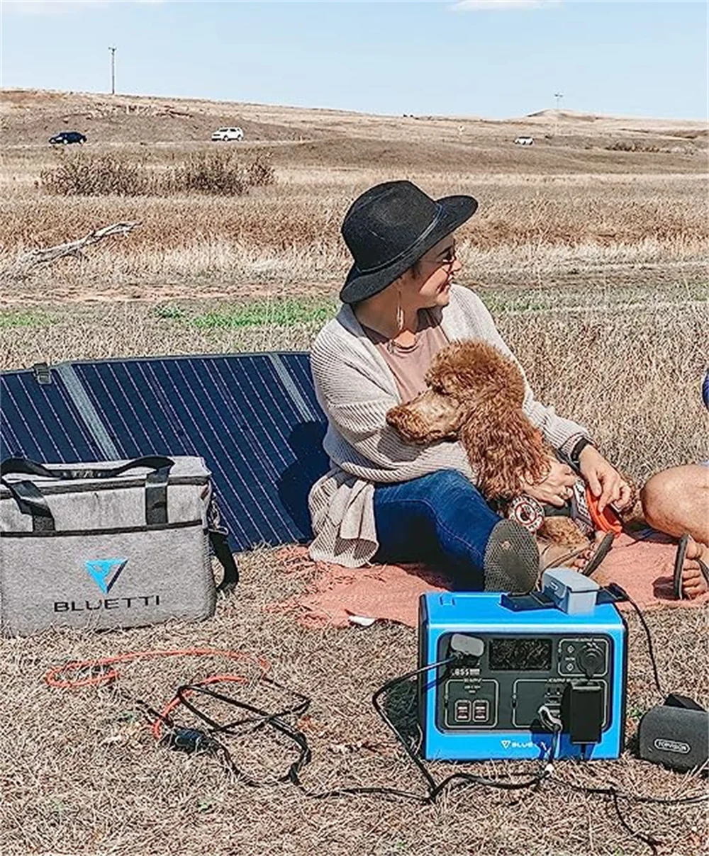 Borsa Trasporto Per Centraline Elettriche BLUETTI - Custodia Protettiva Grigia Per EB3A, EB70, EB55