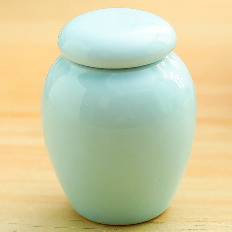 Cremation Urn Ceramic Pet Urns Personalised Small Animals Ashes Containers Cat Dog Funeral Coffin Reliquaries Deceased Pet Souvenir