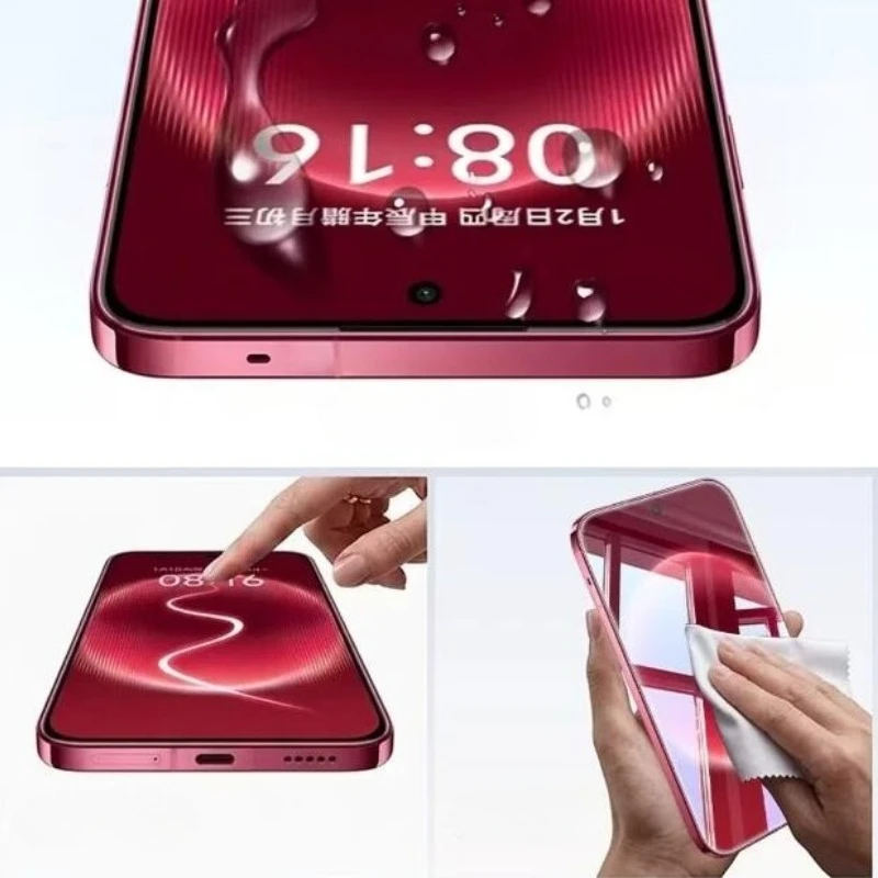 Enhanced Screen and Camera Lens Protector - Full Cover Tempered Glass Protective Film