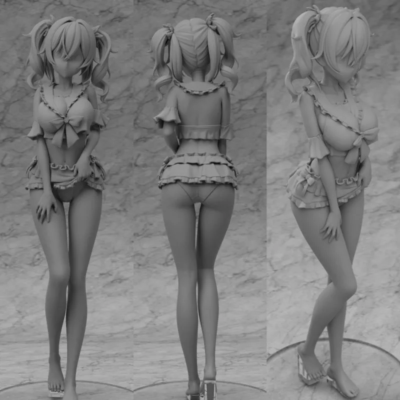 

Barbara Swimwear Genshin Impact GK Printing Handmade White Mold 12k UV Curing Give Decal You Need To Color It Yourself ANIME Toy