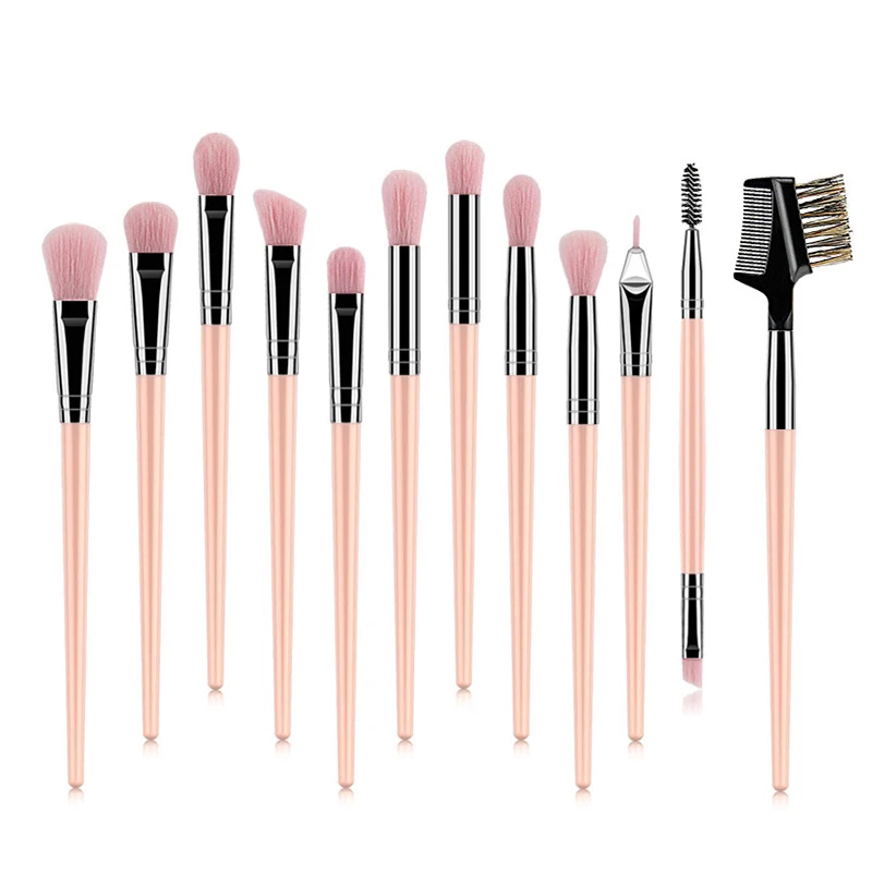 Hot 12pcs Makeup Brushes Set Eye Shadow Foundation Powder Eyeliner Eyelash Cosmetict Makeup for Face Make Up Brush Beauty Tools 4