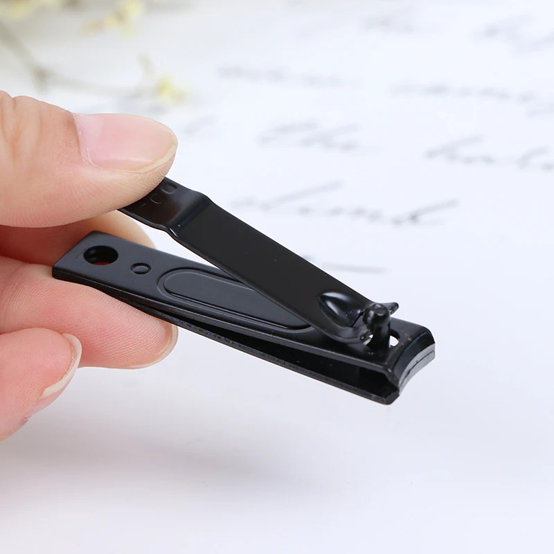 1PC Professional Black Stainless Steel TOE Nail Cutter Nails Trimmer Clipper Machine toe nail clipper nail clippers