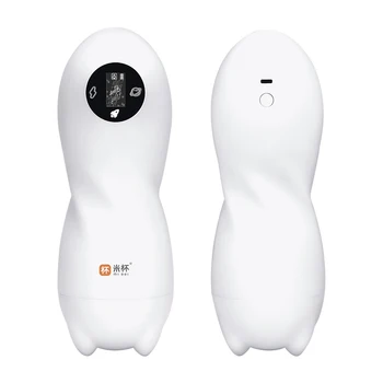 Masturbator for Men Automatic Sucking Blowjob Toy Electric Oral Masturbation Vibrator Artificial Vagina Aircraft Cup Sex Toy