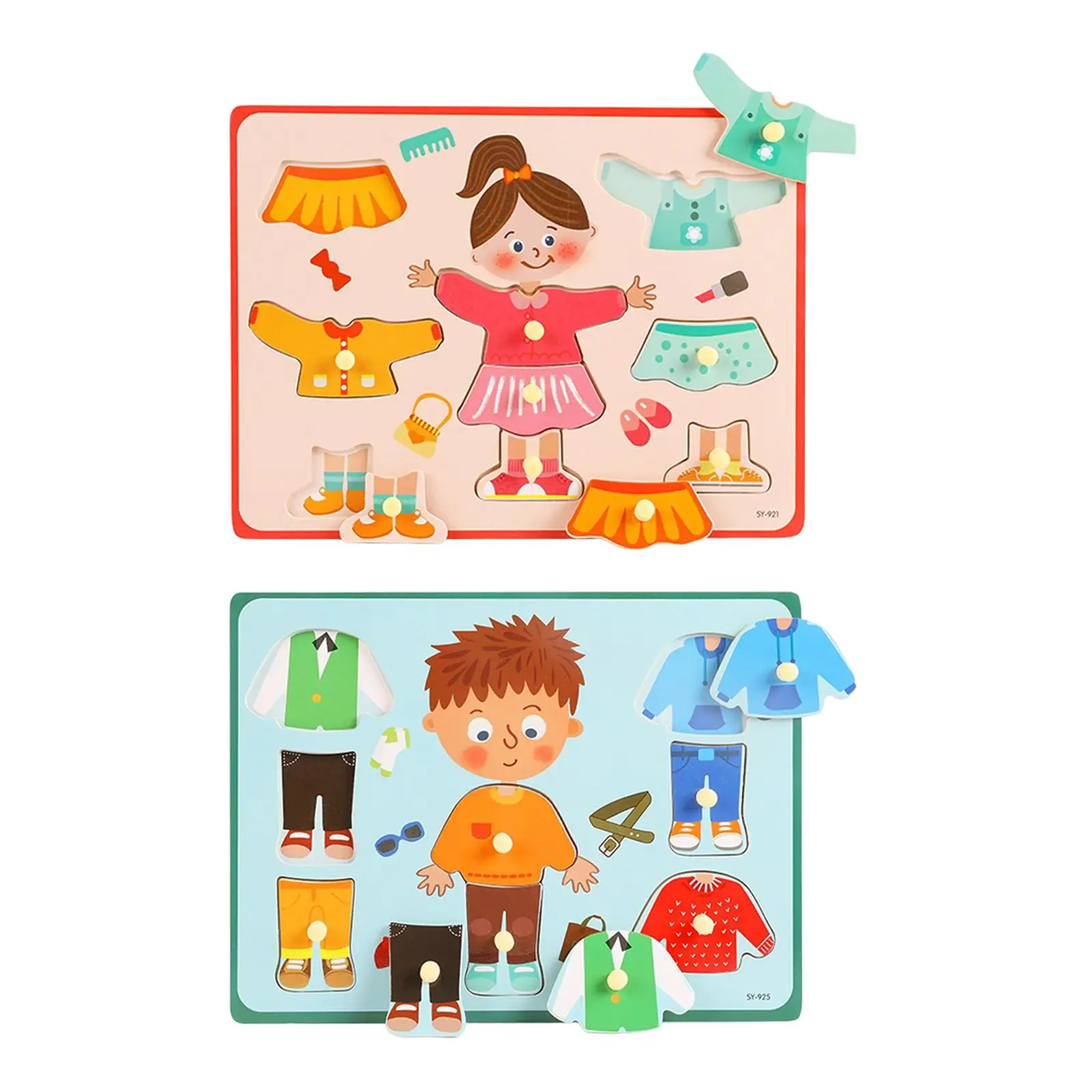 Dress Up Toy Learning Activities Puzzle for Preschool Birthday Gift