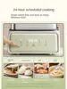 220V Stainless Steel Electric Steaming Cooker Household 3 Layers Hot Pot for Breakfast Egg Boiler Potato Steaming Pot 3