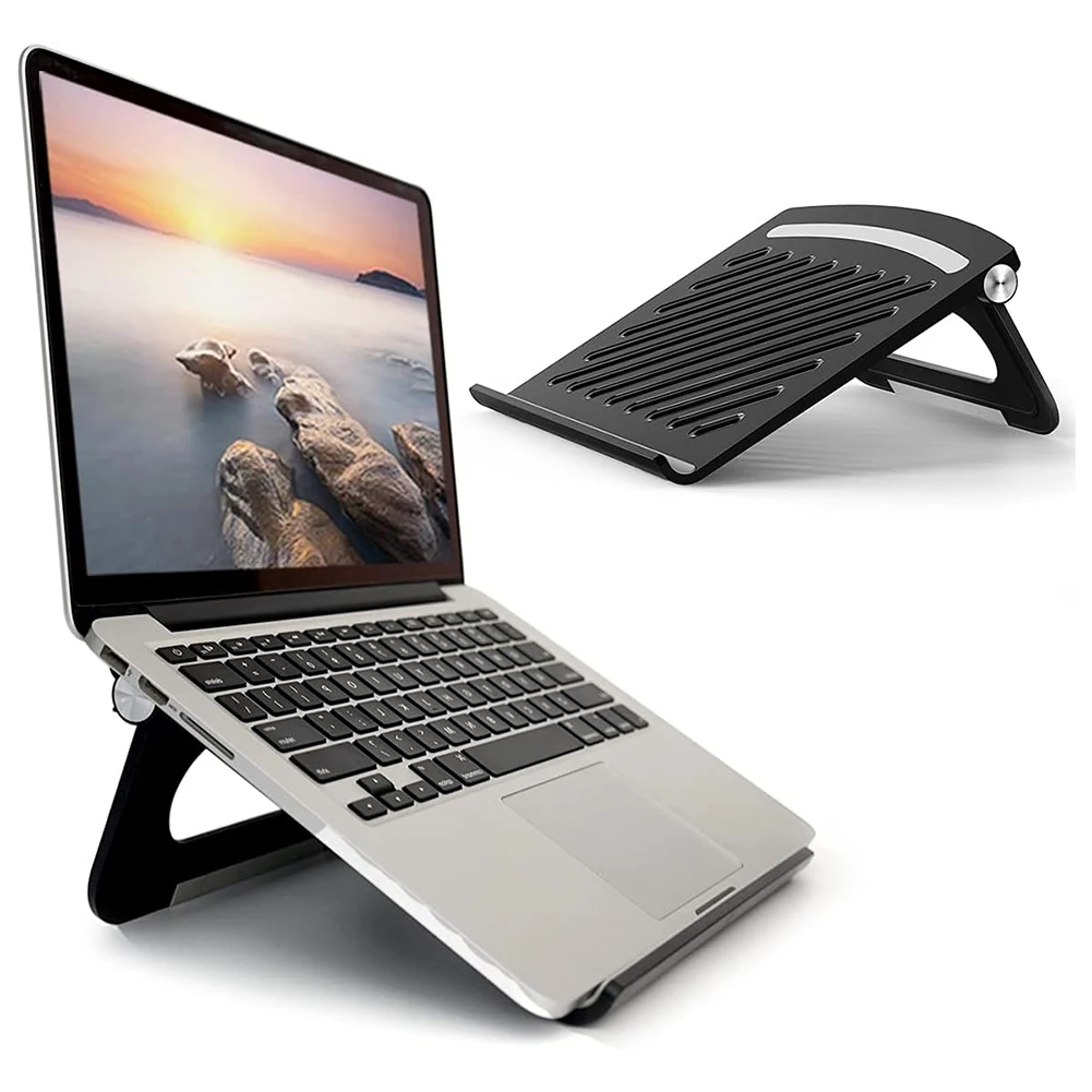 노트북 스탠드 안정적인 접이식 조절 가능 다각도 통풍형 MacBook Lenovo Dell iPad HP 17인치용