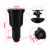1/2" 3/4" Pulse Pop-Up Impact Sprinkler Head Adjustable Rocker Rotary Buried Sprinkler Flat Farmland Automatic Irrigation 5