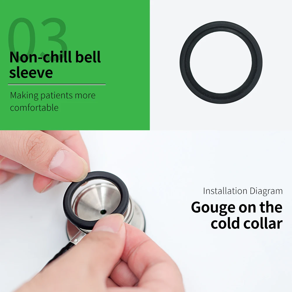 For 3M Littmann Stethoscope Replacement Kits Adult Pediatric Replacement Diaphragm Ear Accessories for Doctor Nurse Health Care medical stethoscope