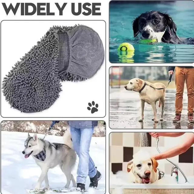 Pet Absorbent Towel Quick Drying Soft For Cat Dog Home Grooming Use Gentle on Skin Portable Foldable Enhance Post Bath Care Tool 3