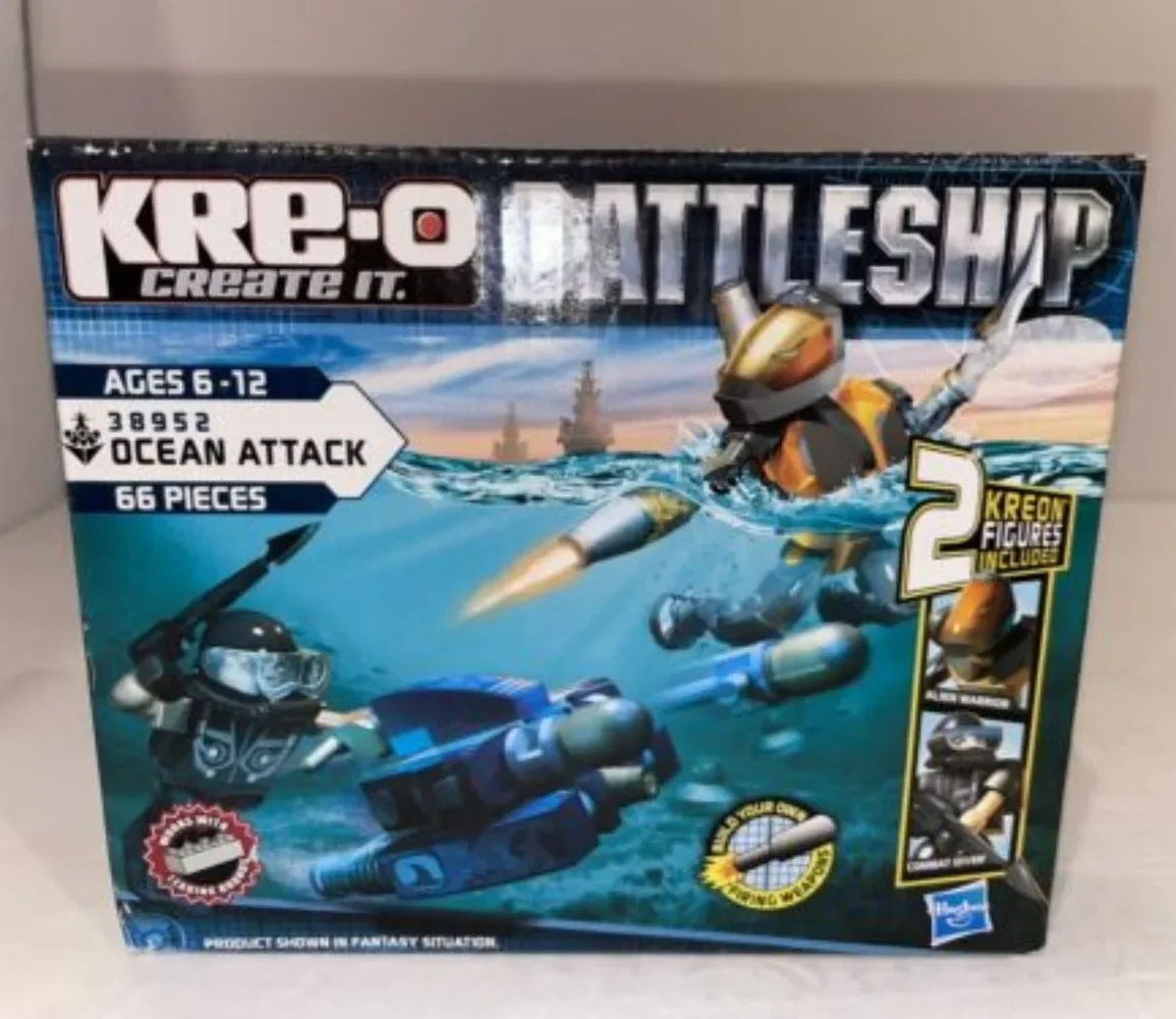 Original Hasbro KRE-O Battleship Ocean Attack Set (38952