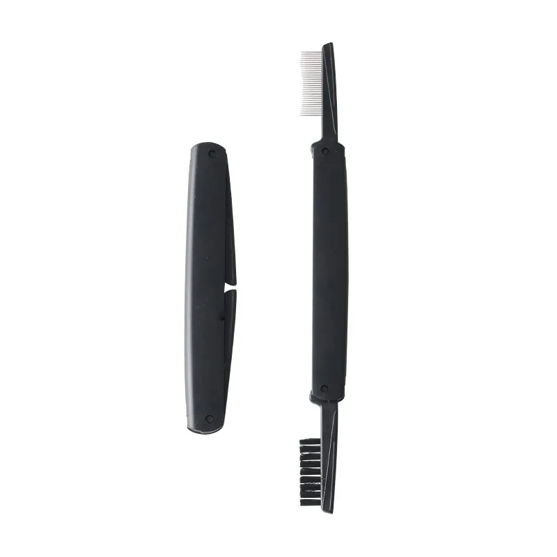 Eyelash Beauty Collapsible Separator Portable Eyelashes Brush Comb Mascara Curl Eye Lash Stainless Steel Combing Tools Eyelash Accessories