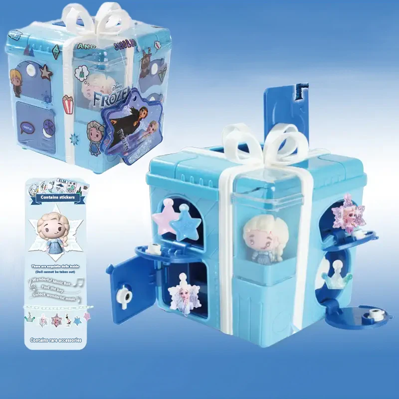 Frozen Elsa Anna Princess Surprise Treasure Box Accessories Music